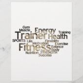 Grungy Personal Trainer Flyer (Voorkant)