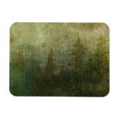 Grungy Pine Forest Magneet (Horizontaal)