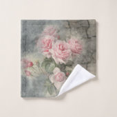 GRUNGY ROSES - Fleurs Vintages (Gant de toilette)