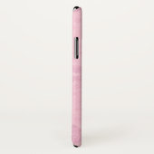 Grungy roze ventilator Heart Patroon Case-Mate iPhone Case (Achterkant / rechts)