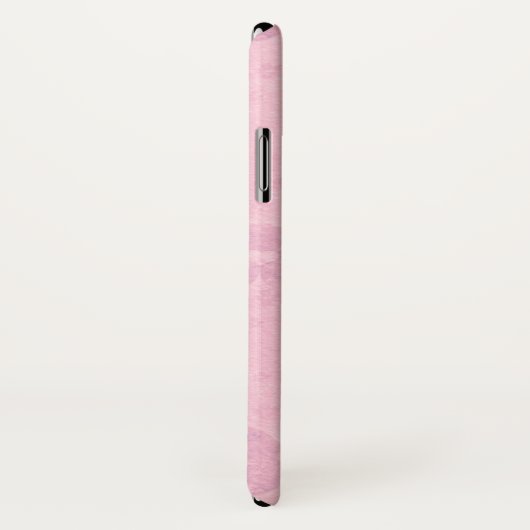 Grungy roze ventilator Heart Patroon Case-Mate iPhone Case (Achterkant / rechts)