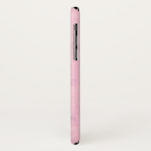 Grungy roze ventilator Heart Patroon Case-Mate iPhone Case (Achterkant/links)