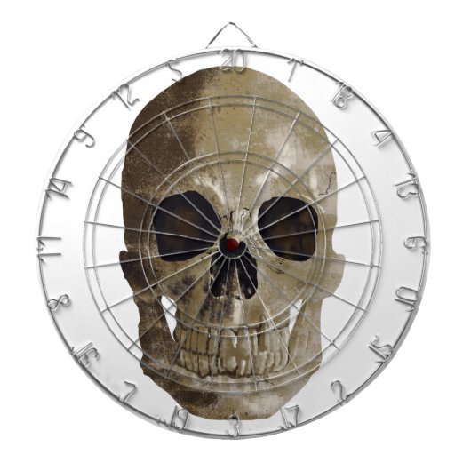 Grungy Skull Dartbord (Voorkant)
