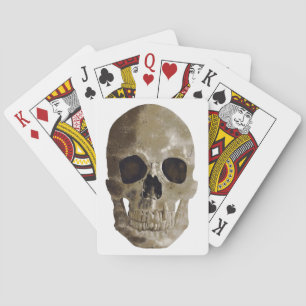 Grungy Skull Pokerkaarten