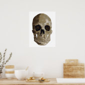 Grungy Skull Poster (Keuken)