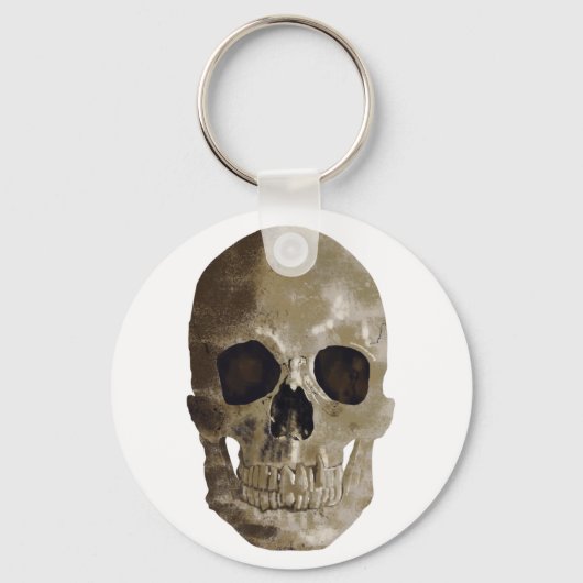 Grungy Skull Sleutelhanger (Voorkant)