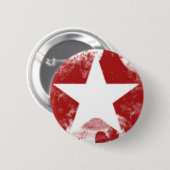 Grungy Star Ronde Button 5,7 Cm (Voorkant /achterkant)