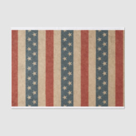 Grungy Stars & Stripes Tissuepapier