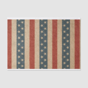 Grungy Stars & Stripes Tissuepapier