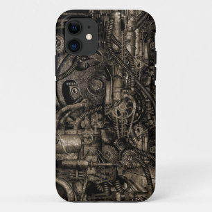 Grungy Steampunk Machinery iPhone 11 Hoesje