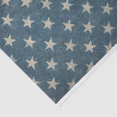 Grungy sterren met blauwe achtergrond tissuepapier (Detail)