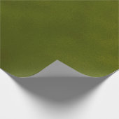 Grungy Styled Smudge Dark Green Cadeaupapier (Hoek)