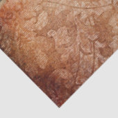 Grungy Torn Gold Damask Tissuepapier (Detail)