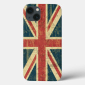 Grungy Union Jack Case-Mate iPhone Case (Achterkant)