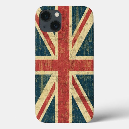 Grungy Union Jack Case-Mate iPhone Case (Achterkant)