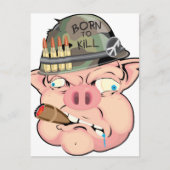 GRUNT PIG BRIEFKAART (Voorkant)