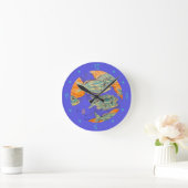 Grunts français (poisson) Horloge ronde numérotée (Maison)