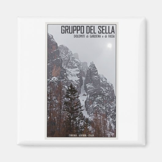 Gruppo del Sella - Zon komt door Magneet (Voorkant)