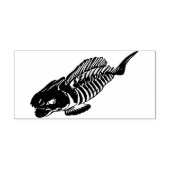 Grusel Fisch Rubberstempel (Afrduk)