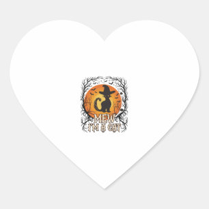 Gruselige Halloween Pompoen Spokerige Nacht Geest  Hart Sticker
