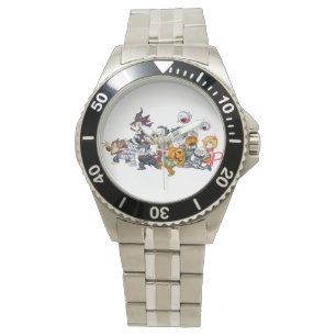 Gruselige Halloween-tijdwaarnemer: roestvrij staal Horloge
