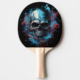 Gruseliger Totenkopf Tafeltennisbatje