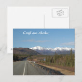 Gruß aus Alaska Briefkaart (Voorkant / Achterkant)