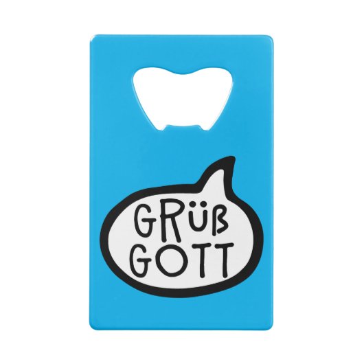 Grüß Gott Allemand Bavarois Hello Discours Bubble (Dos)