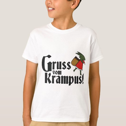 Gruss Vom Krampus T-shirt (Voorkant)