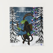 Gruss vom Krampus Wandkleed (Voorkant)