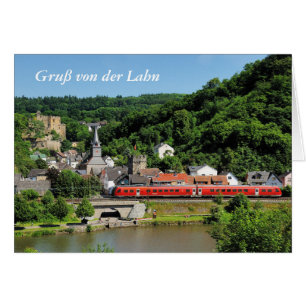 Grußkarte Balduinstein im Lahntal
