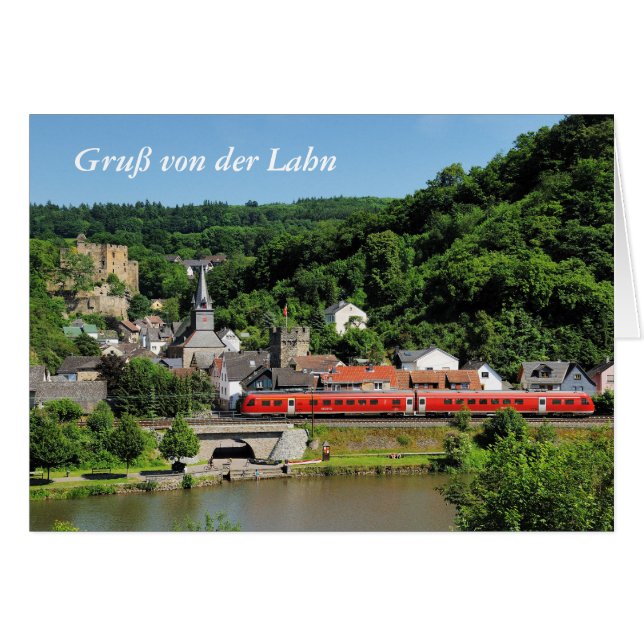 Grußkarte Balduinstein im Lahntal (Devant horizontal)