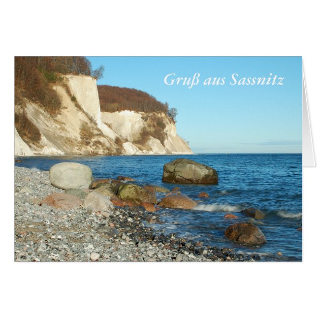 Grußkarte Gruß aus Sassnitz (Devant horizontal)