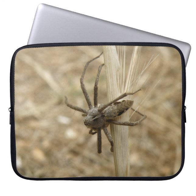 Gruwelige Spider Laptop Tas (Voorkant)