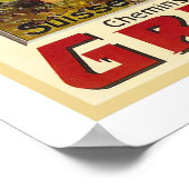 Gruyere Vintage Travel Poster (Hoek)