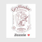 GRYFFINDOR™ Determination Courage Bravery Crest Sticker (Vel)