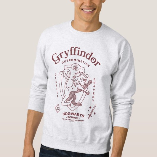 GRYFFINDOR™ Determination Courage Bravery Crest Trui (Voorkant)