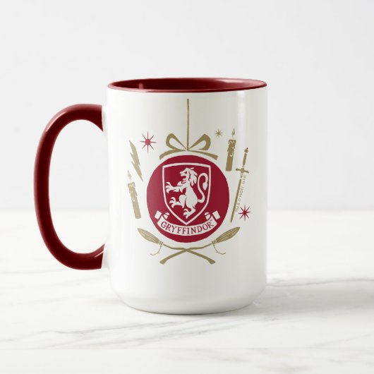 GRYFFINDOR™ Holiday Bauble Graphic Mok (Links)