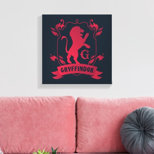  GRYFFINDOR™ House Crest Canvas Afdruk (Insitu (Woonkamer))
