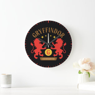 GRYFFINDOR™ House Double Lion Sword Graphic Grote Klok