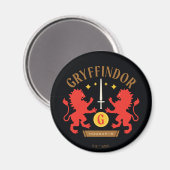 GRYFFINDOR™ House Double Lion Sword Graphic Magneet (Voorkant / Achterkant)