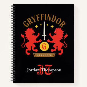 GRYFFINDOR™ House Double Lion Sword Graphic Notitieboek