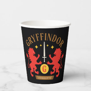 GRYFFINDOR™ House Double Lion Sword Graphic Papieren Bekers