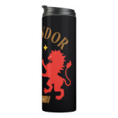 GRYFFINDOR™ House Double Lion Sword Graphic Thermosbeker (Geroteerd rechts)