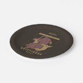 GRYFFINDOR™ Huis Dapper in hart en nieren Papieren Bordje (Gekanteld)