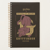 GRYFFINDOR™ Huis Dapper in hart en nieren Planner (Voorkant)