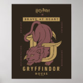 GRYFFINDOR™ Huis Dapper in hart en nieren Poster (Voorkant)