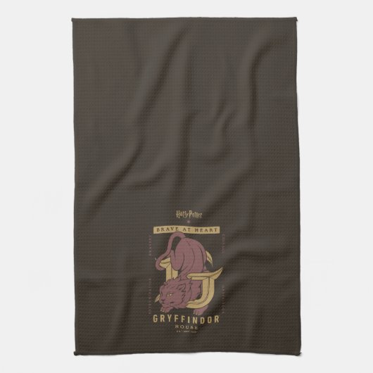 GRYFFINDOR™ Huis Dapper in hart en nieren Theedoek (Verticaal)