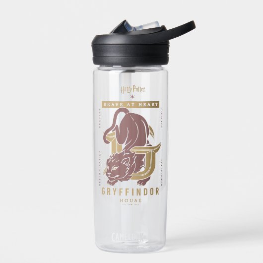 GRYFFINDOR™ Huis Dapper in hart en nieren Waterfles (Links)