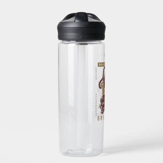 GRYFFINDOR™ Huis Dapper in hart en nieren Waterfles (Voorkant)